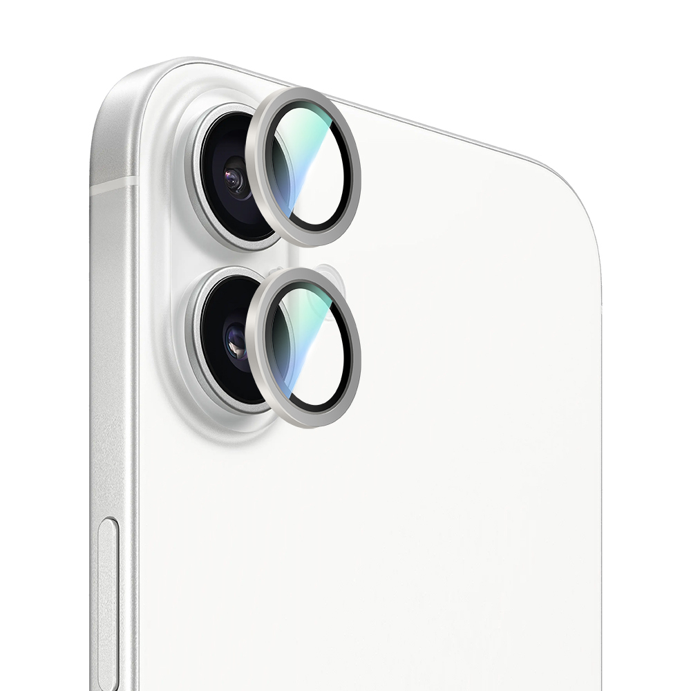 Apple iPhone 16 Uyumlu CaseWorld Alloy Serisi Oleofobik Anti Reflective Kamera Lens Koruyucu - 10