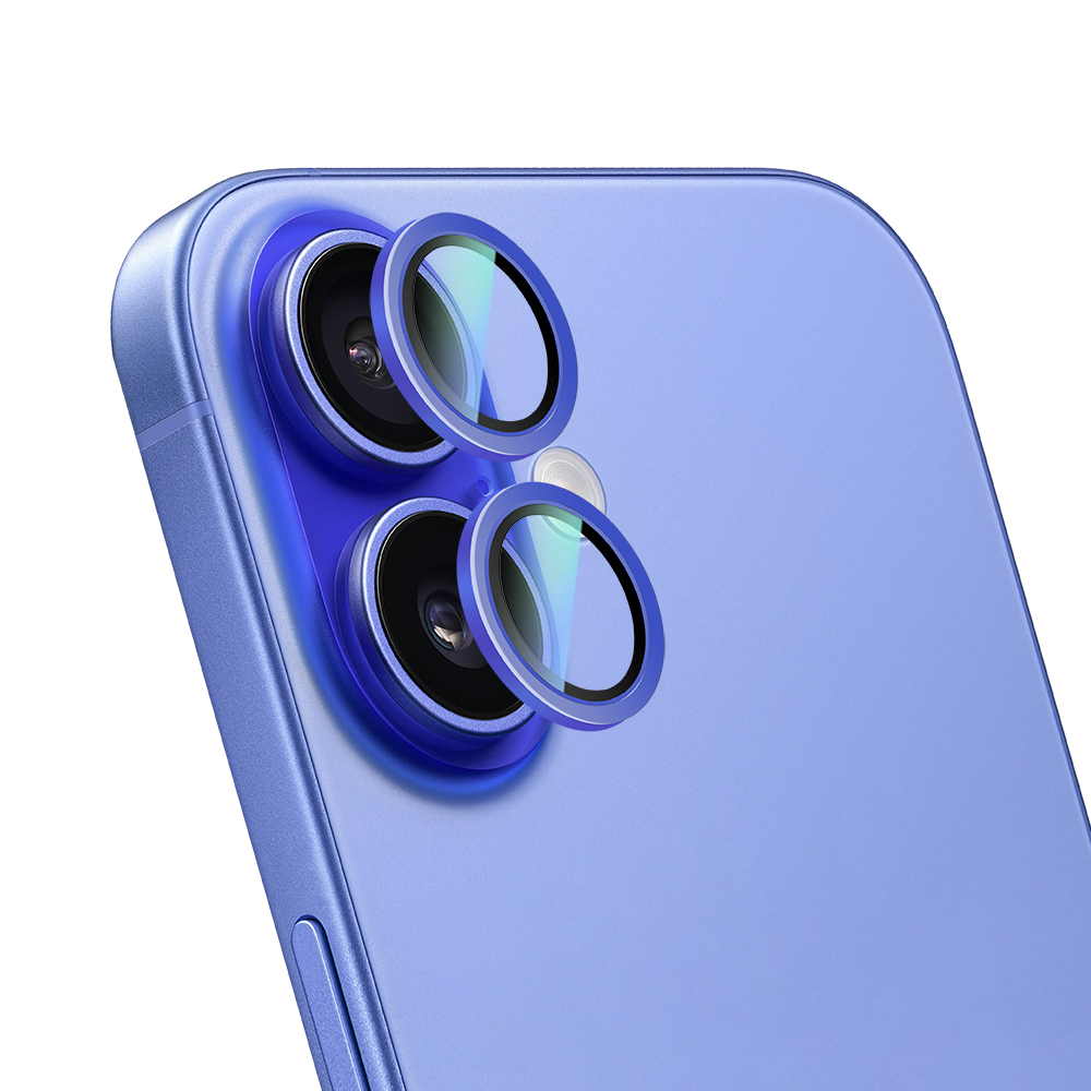 Apple iPhone 16 Uyumlu CaseWorld Alloy Serisi Oleofobik Anti Reflective Kamera Lens Koruyucu - 11