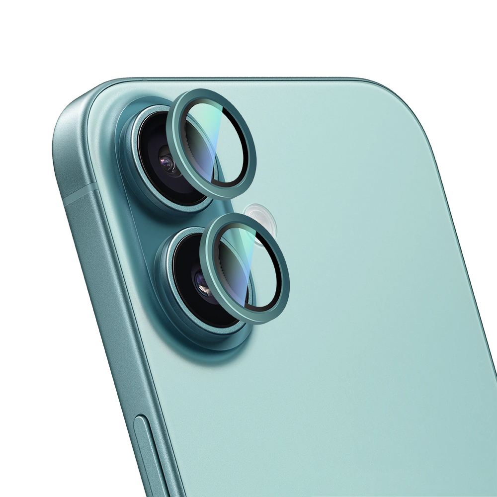 Apple iPhone 16 Uyumlu CaseWorld Alloy Serisi Oleofobik Anti Reflective Kamera Lens Koruyucu - 13