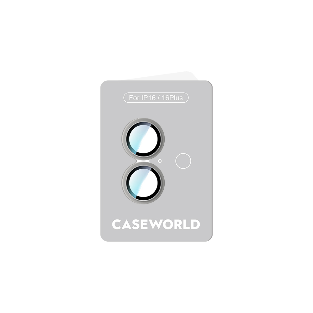 Apple iPhone 16 Uyumlu CaseWorld Alloy Serisi Oleofobik Anti Reflective Kamera Lens Koruyucu - 20