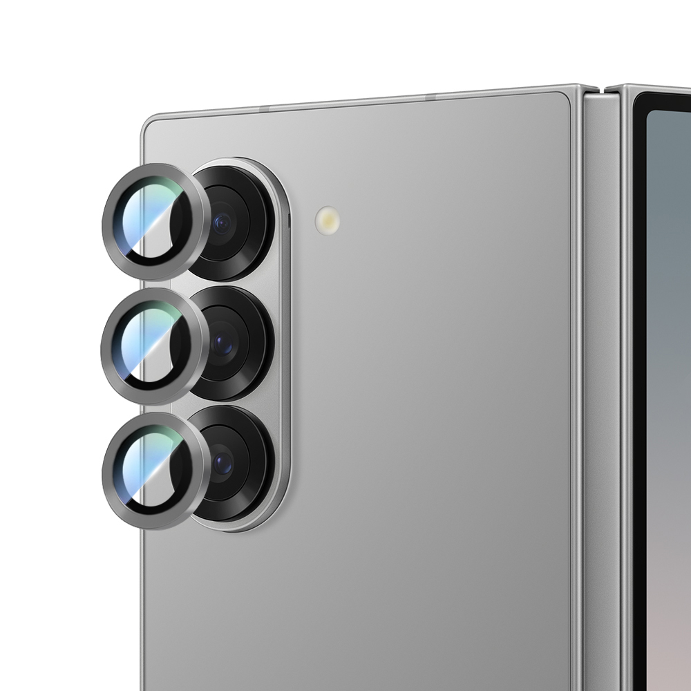 Samsung Galaxy Z Fold 6 Uyumlu CaseWorld Alloy Serisi Oleofobik Anti Reflective Kamera Lens Koruyucu - 3