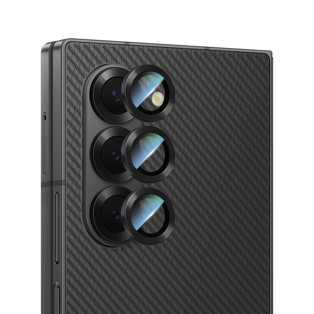 Samsung Galaxy Z Fold 6 Uyumlu CaseWorld Alloy Serisi Oleofobik Anti Reflective Kamera Lens Koruyucu - 6