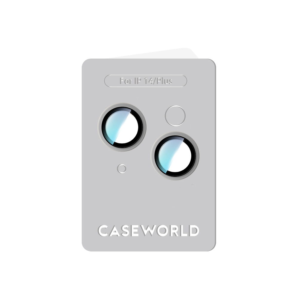 Apple iPhone 14 Plus Uyumlu CaseWorld Alloy Serisi Oleofobik Anti Reflective Kamera Lens Koruyucu - 4