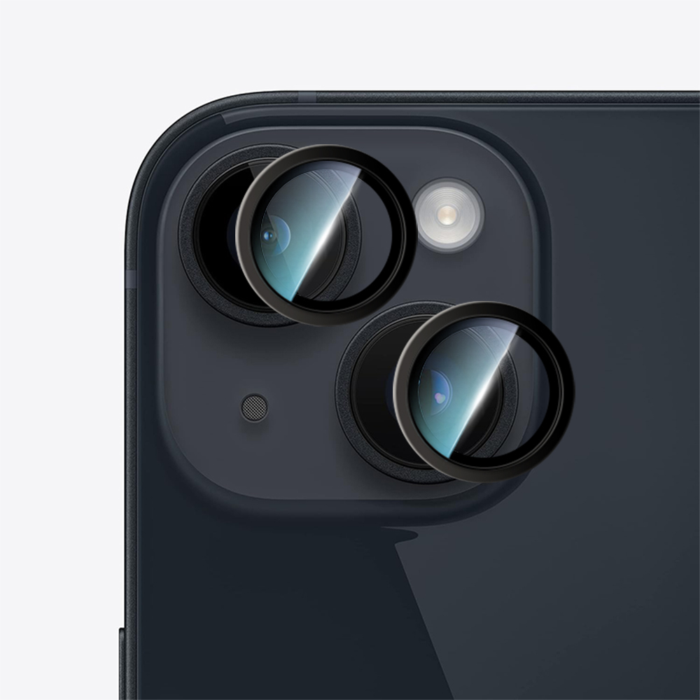 Apple iPhone 14 Plus Uyumlu CaseWorld Alloy Serisi Oleofobik Anti Reflective Kamera Lens Koruyucu - 6