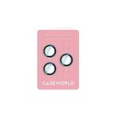 Apple iPhone 15 Pro Uyumlu CaseWorld Alloy Sparkling Diamond Serisi Taşlı Lens Koruyucu - 9
