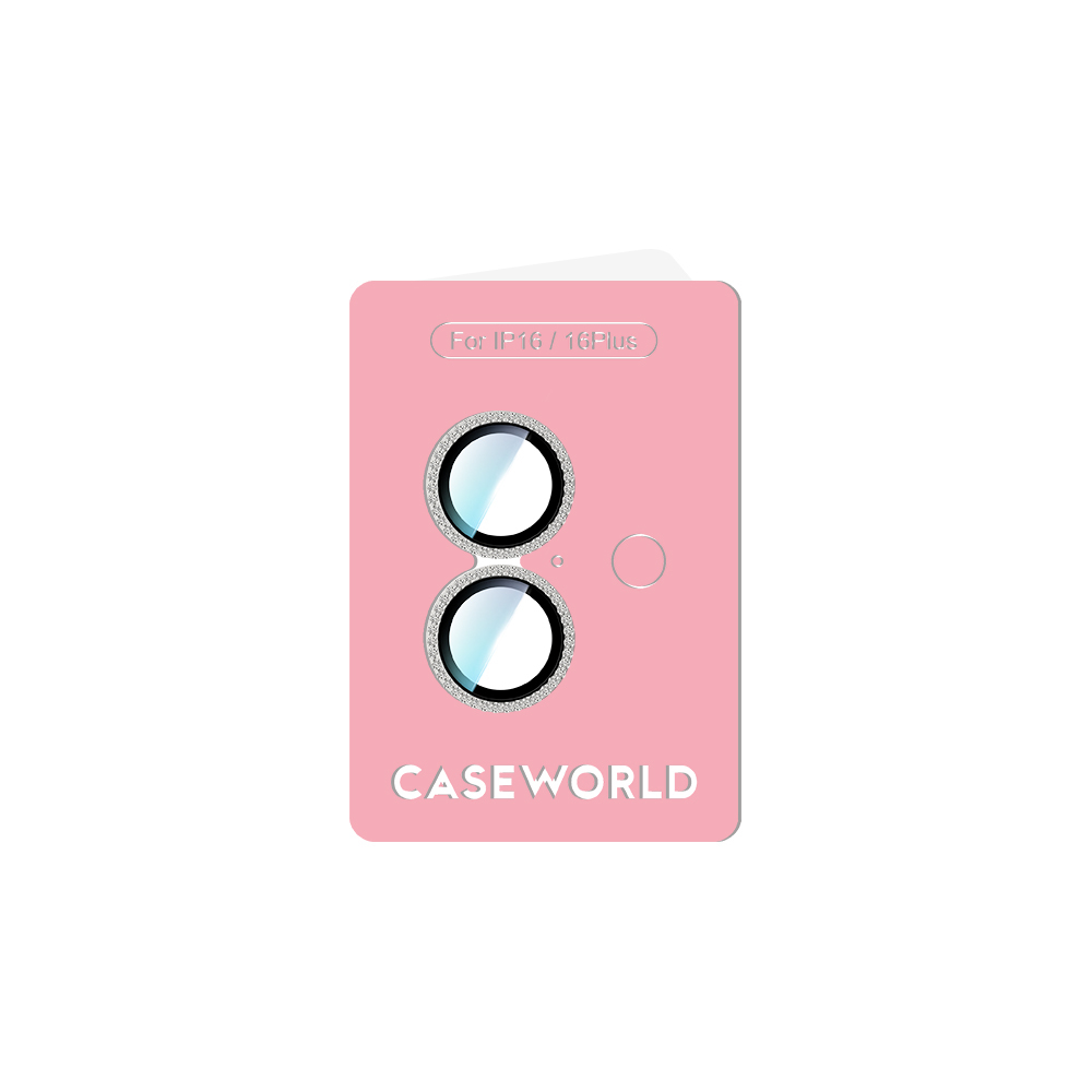 Apple iPhone 16 Plus Uyumlu CaseWorld Alloy Sparkling Diamond Serisi Taşlı Lens Koruyucu - 4