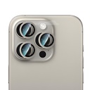 Apple iPhone 16 Pro Uyumlu CaseWorld Alloy Serisi Oleofobik Anti Reflective Kamera Lens Koruyucu - 2