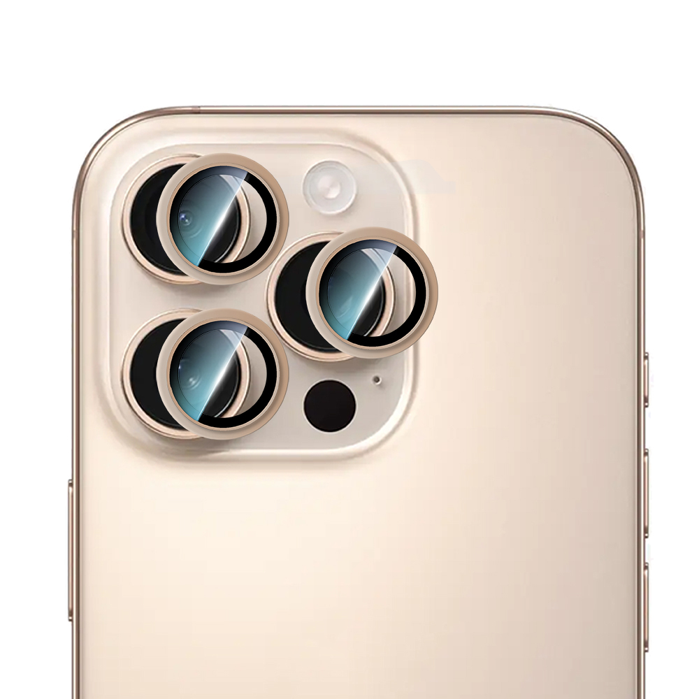 Apple iPhone 16 Pro Max Uyumlu CaseWorld Alloy Serisi Oleofobik Anti Reflective Kamera Lens Koruyucu - 4