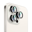 Apple iPhone 16 Pro Max Uyumlu CaseWorld Alloy Serisi Oleofobik Anti Reflective Kamera Lens Koruyucu - 5