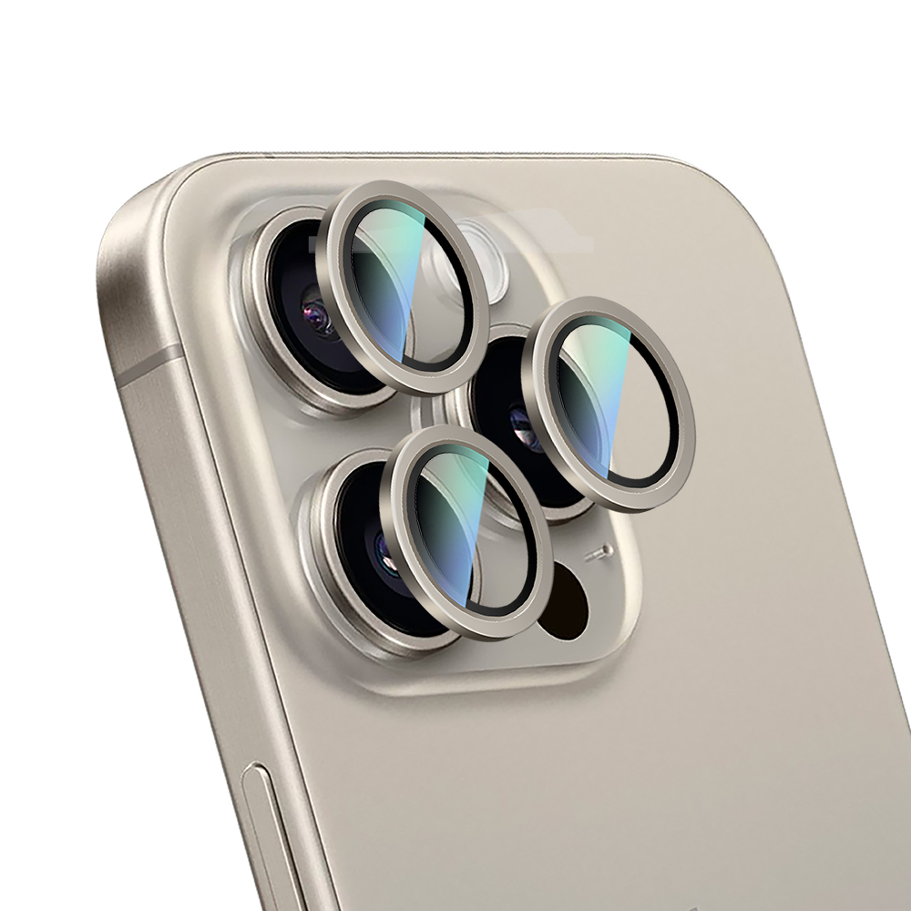 Apple iPhone 16 Pro Max Uyumlu CaseWorld Alloy Serisi Oleofobik Anti Reflective Kamera Lens Koruyucu - 11