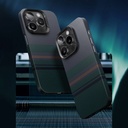 Apple iPhone 15 Pro Max Uyumlu Kılıf Magsafe Şarj Özellikli Karbon Fiber Tasarımlı Benks Aurora ArmorAir Kevlar Kapak - 6