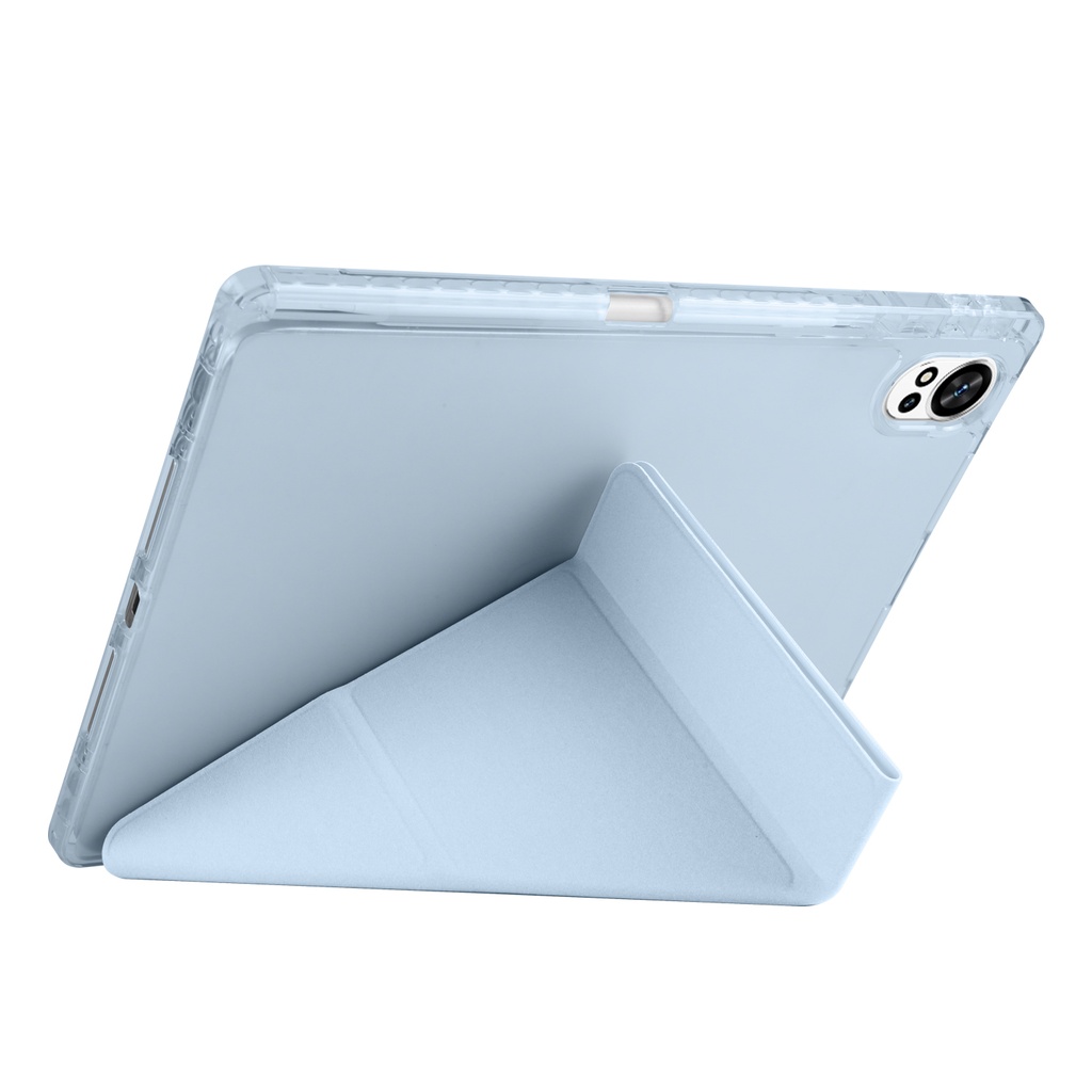 Huawei Mate Uyumlupad 12X Kılıf Zore Tri Folding Kalem Bölmeli Standlı Kılıf - 22