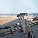 Recci RHO-C33 360° Derece Dönebilen Ayarlanabilir Motosiklet ve Bisiklet Telefon Tutucu - 8