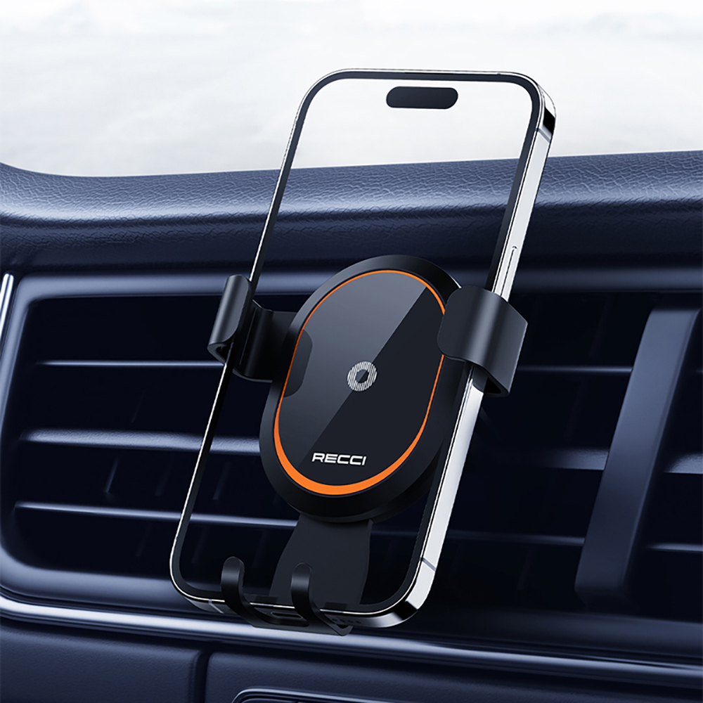 Recci RHO-C26 360 Dönebilen Havalandırma Tasarım Araç Telefon Tutucu - 6
