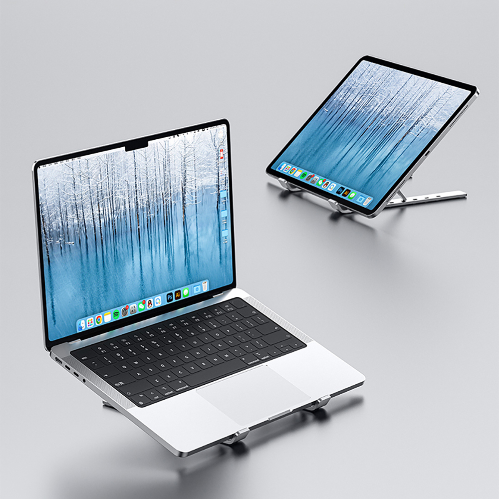 Recci RHO-M21 Çok Fonksiyonlu 5 Kademeli Ayarlanabilir Dizüstü Laptop Standı - 7