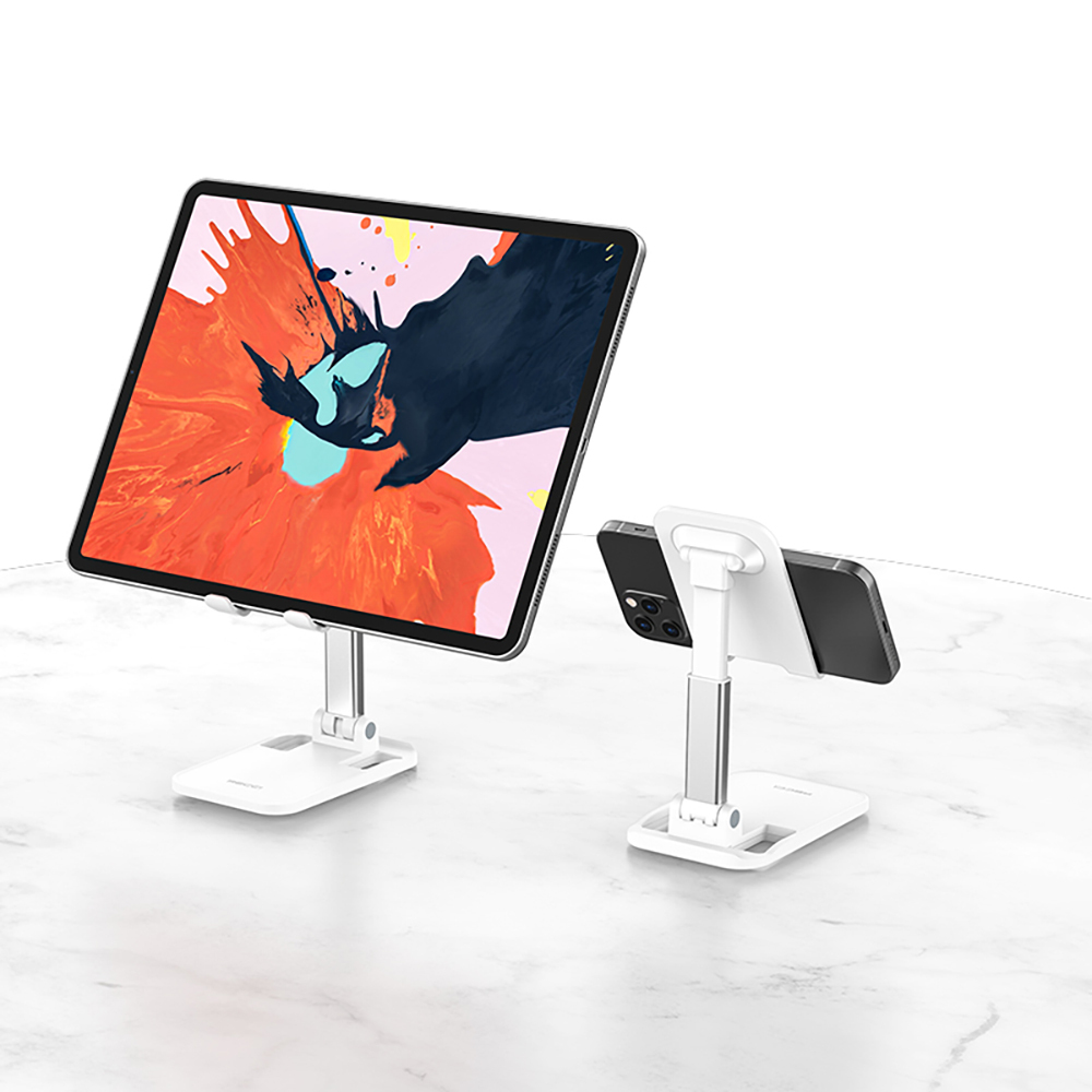 Recci RHO-M10 Ayarlanabilir Katlanabilir 90 Derece Dönebilen Telefon ve Tablet Standı - 4