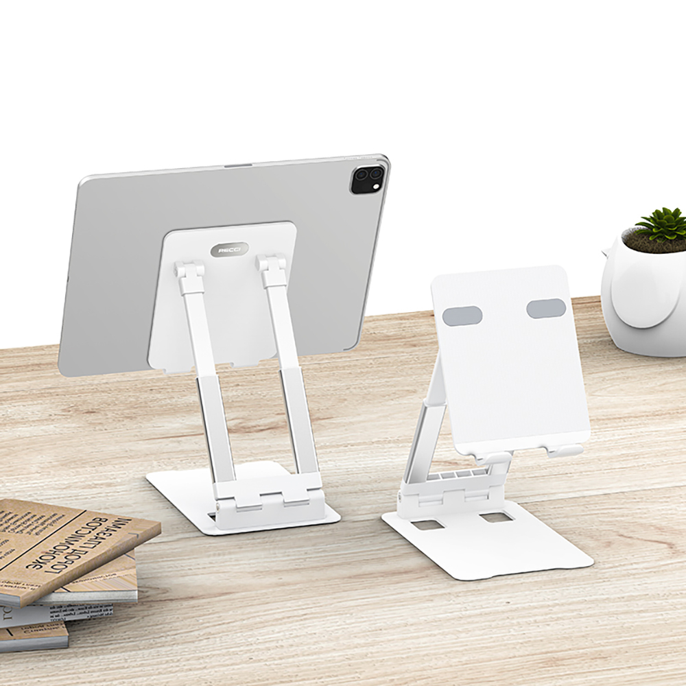 Recci RHO-M08 Ayarlanabilir Katlanabilir 90 Derece Dönebilen Telefon ve Tablet Standı - 2