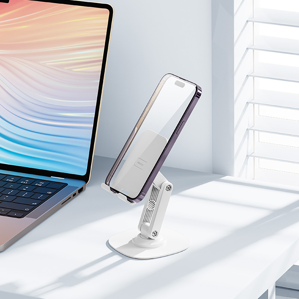 Recci RHO-M20 Ayarlanabilir Katlanabilir 360° Dönebilen Telefon ve Tablet Standı - 3