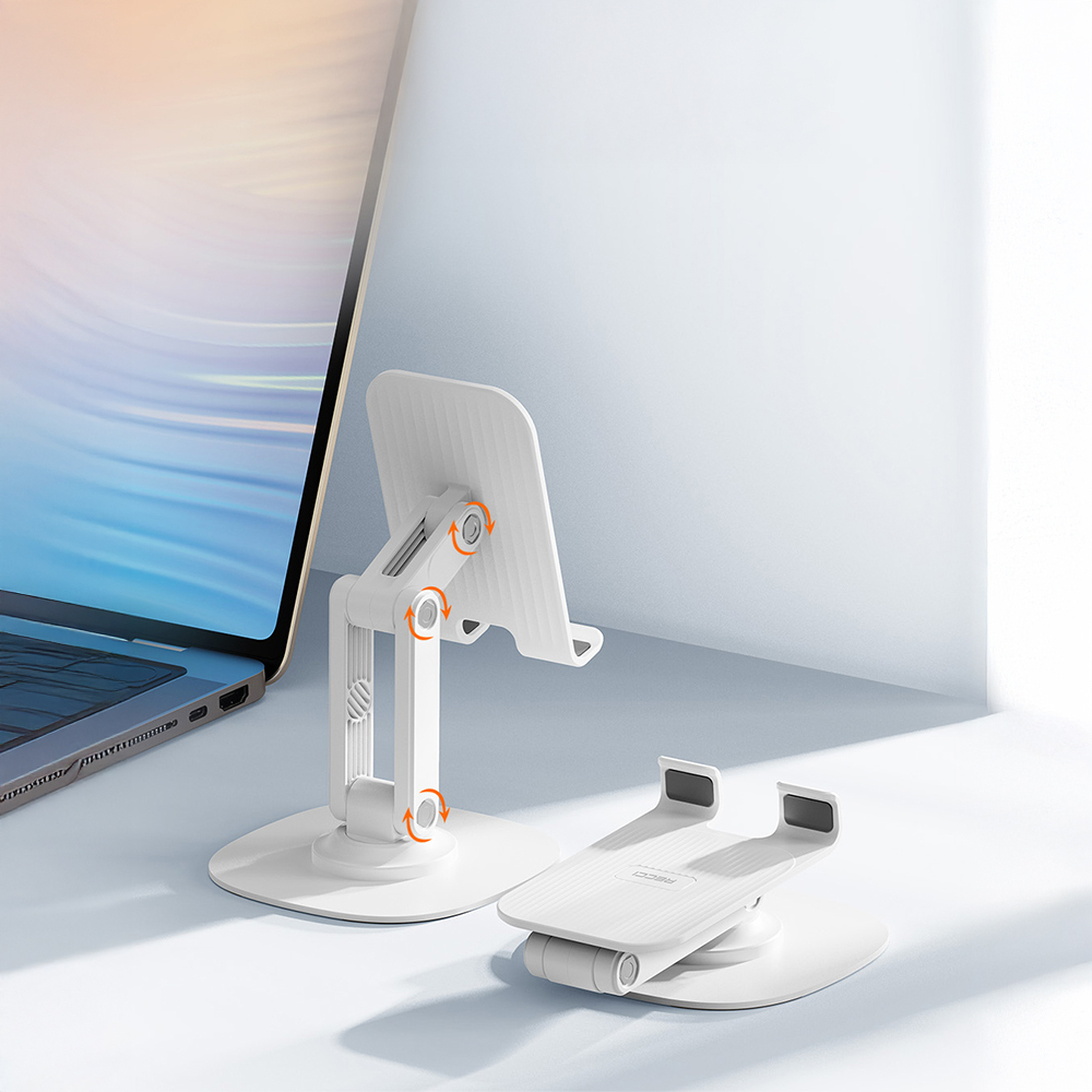 Recci RHO-M20 Ayarlanabilir Katlanabilir 360° Dönebilen Telefon ve Tablet Standı - 9