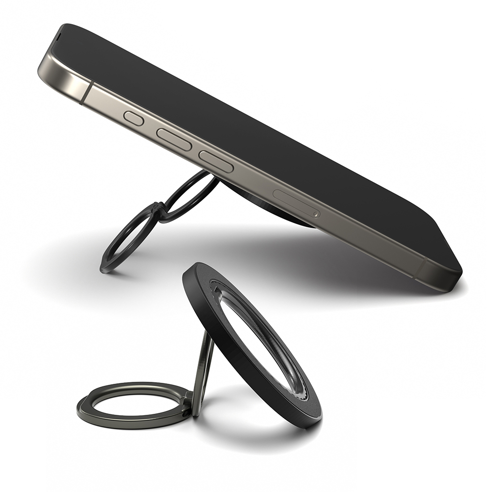 Youngkit Magnetik 360 Derece Dönebilen Double Ring Serisi Parmak Ring Stand - 1