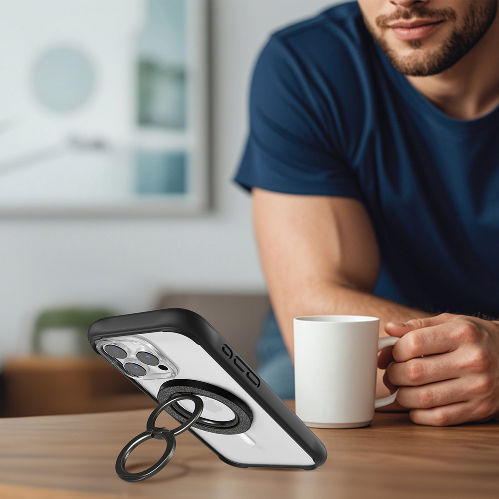 Youngkit Magnetik 360 Derece Dönebilen Double Ring Serisi Parmak Ring Stand - 11