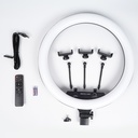 Zore MJ-56 Uzaktan Kumandalı 21 inç Işıklı Telefon Tutucu Ring Light - 1