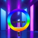 Zore LJJ22 RGB Light 56cm Işıklı Telefon Tutucu Ring Light - 4