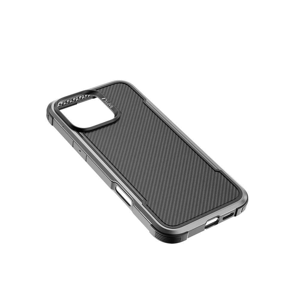 Apple iPhone 16 Pro Max Uyumlu Kılıf M-safe Şarj Özellikli Airbagli Raptic Apex Serisi Karbon Fiber Tasarımlı Kapak - 5