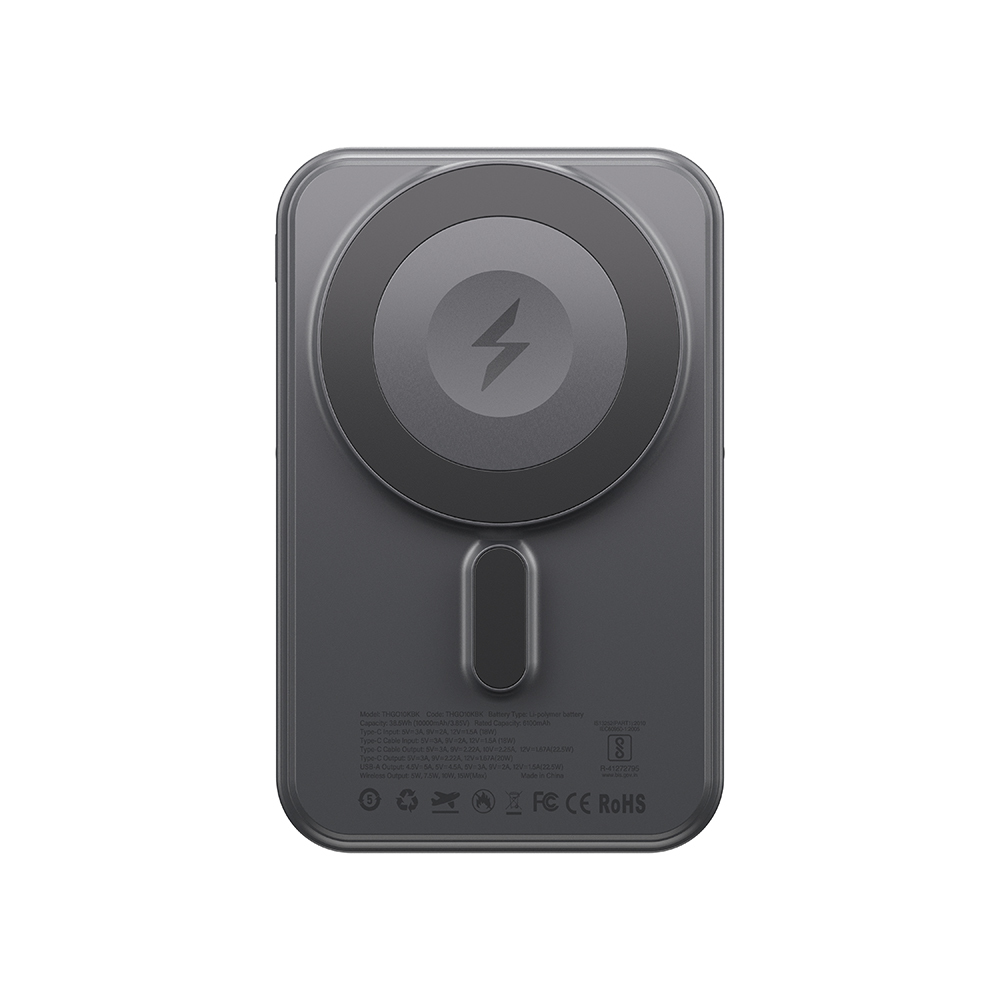 Amazingthing Thunder Go Akıllı Saat Kablosuz Şarj Özellikli PD 22.5W Standlı Wireless Powerbank 15W 10000mAh - 3