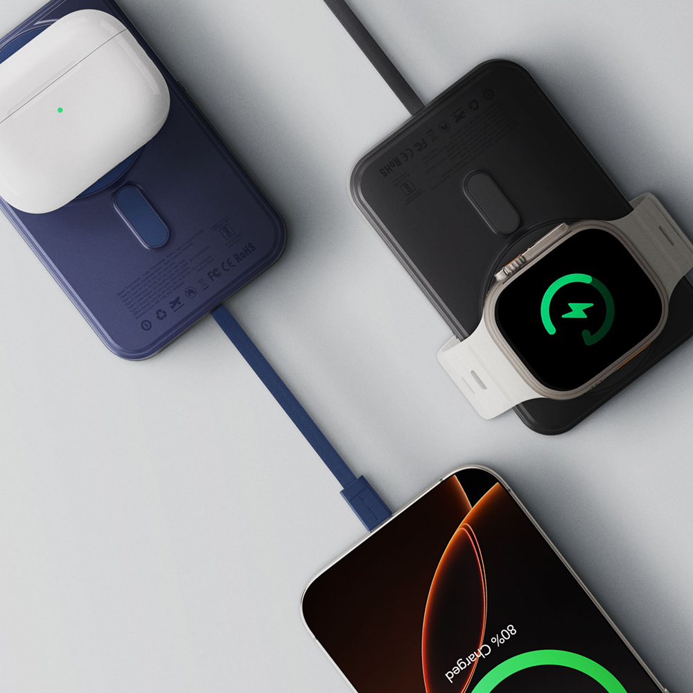 Amazingthing Thunder Go Akıllı Saat Kablosuz Şarj Özellikli PD 22.5W Standlı Wireless Powerbank 15W 10000mAh - 5