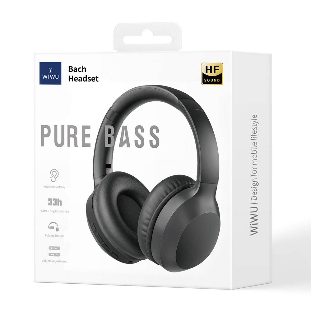 Wiwu TD-01 Bach Serisi Katlanabilir Kulak Üstü Bluetooth Kulaklık - 7