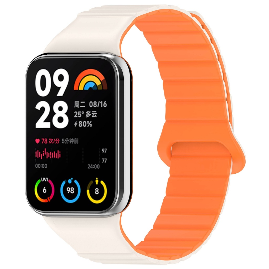Xiaomi Mi Band 8 Pro uyumlu Silikon Kordon Zore KRD-105 Strap Kayış - 1