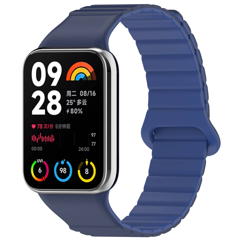 Xiaomi Mi Band 8 Pro uyumlu Silikon Kordon Zore KRD-105 Strap Kayış - 2