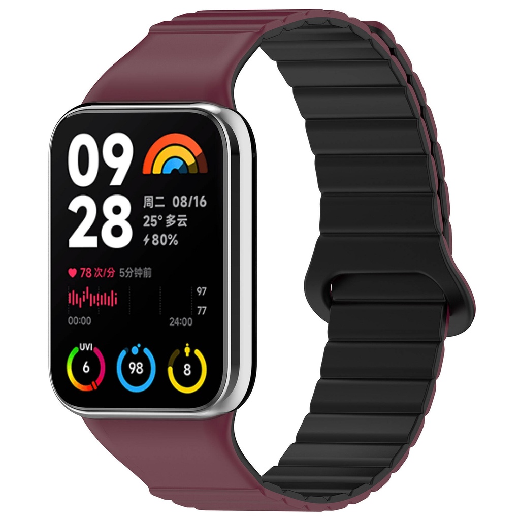 Xiaomi Mi Band 8 Pro uyumlu Silikon Kordon Zore KRD-105 Strap Kayış - 5