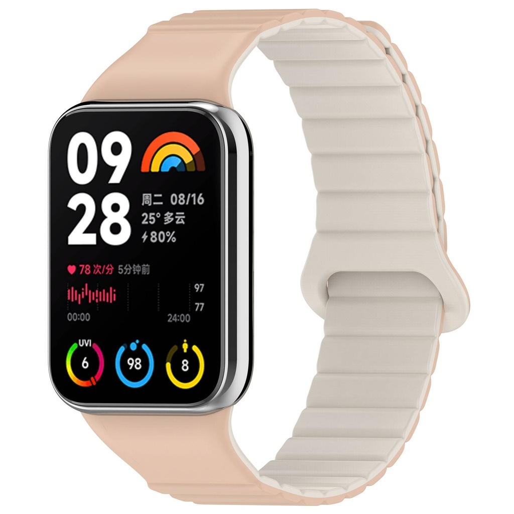 Xiaomi Mi Band 8 Pro uyumlu Silikon Kordon Zore KRD-105 Strap Kayış - 7