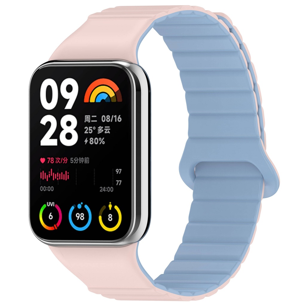 Xiaomi Mi Band 8 Pro uyumlu Silikon Kordon Zore KRD-105 Strap Kayış - 8