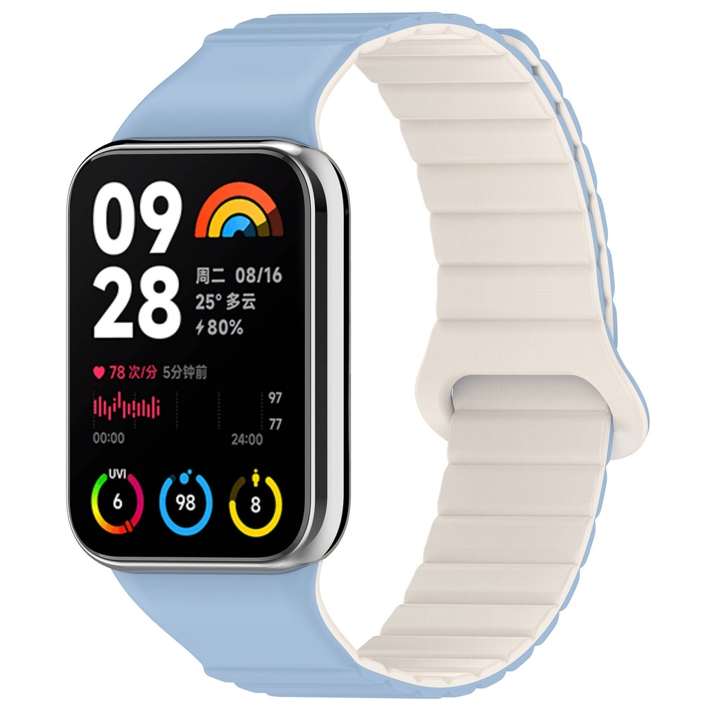 Xiaomi Mi Band 8 Pro uyumlu Silikon Kordon Zore KRD-105 Strap Kayış - 10