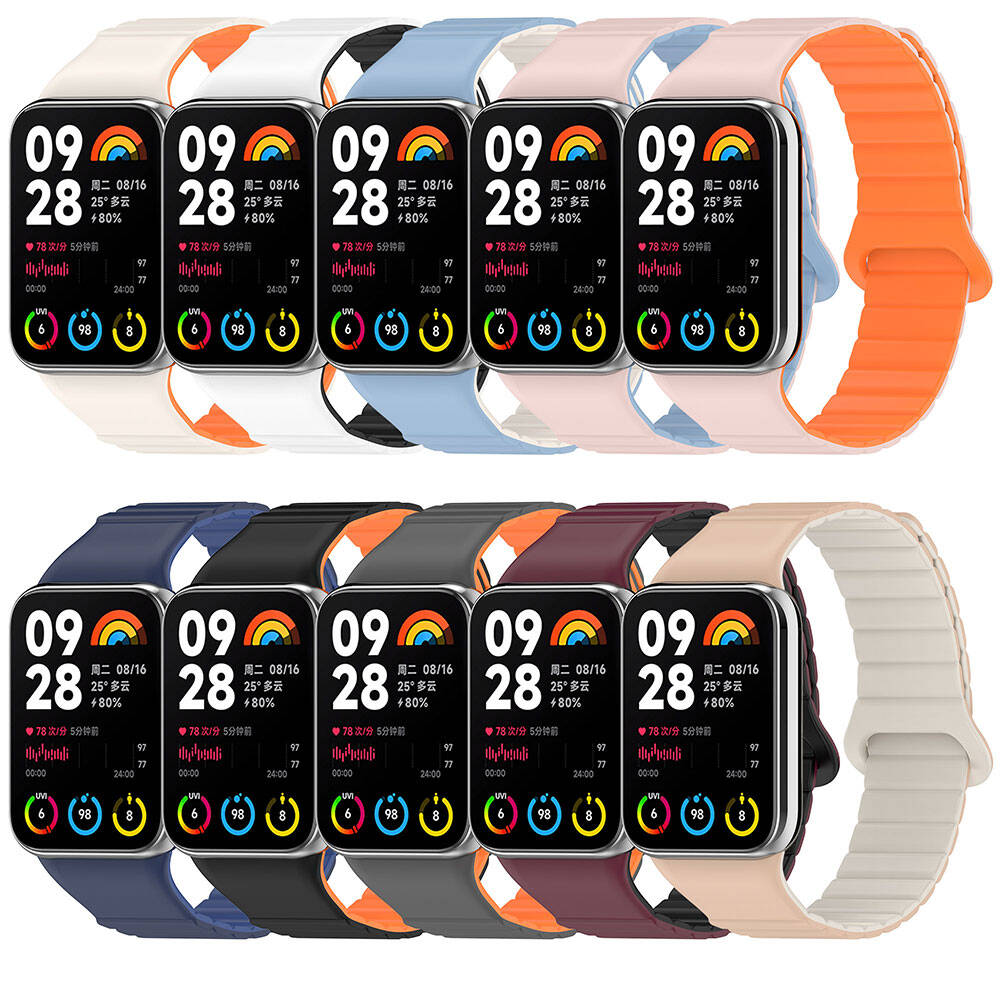 Xiaomi Mi Band 8 Pro uyumlu Silikon Kordon Zore KRD-105 Strap Kayış - 33