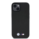 Apple iPhone 15 Uyumlu Kılıf BMW Orjinal Lisanslı Karbon Fiber Tasarımlı ve Metal Logolu PU Deri Kapak - 2
