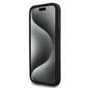 Apple iPhone 15 Uyumlu Kılıf BMW Orjinal Lisanslı Karbon Fiber Tasarımlı ve Metal Logolu PU Deri Kapak - 4