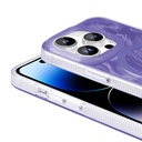 Apple iPhone 14 Pro Max Uyumlu Kılıf Magsafe Şarj Özellikli Fırça Boya Desenli Zore Palet Kapak - 3