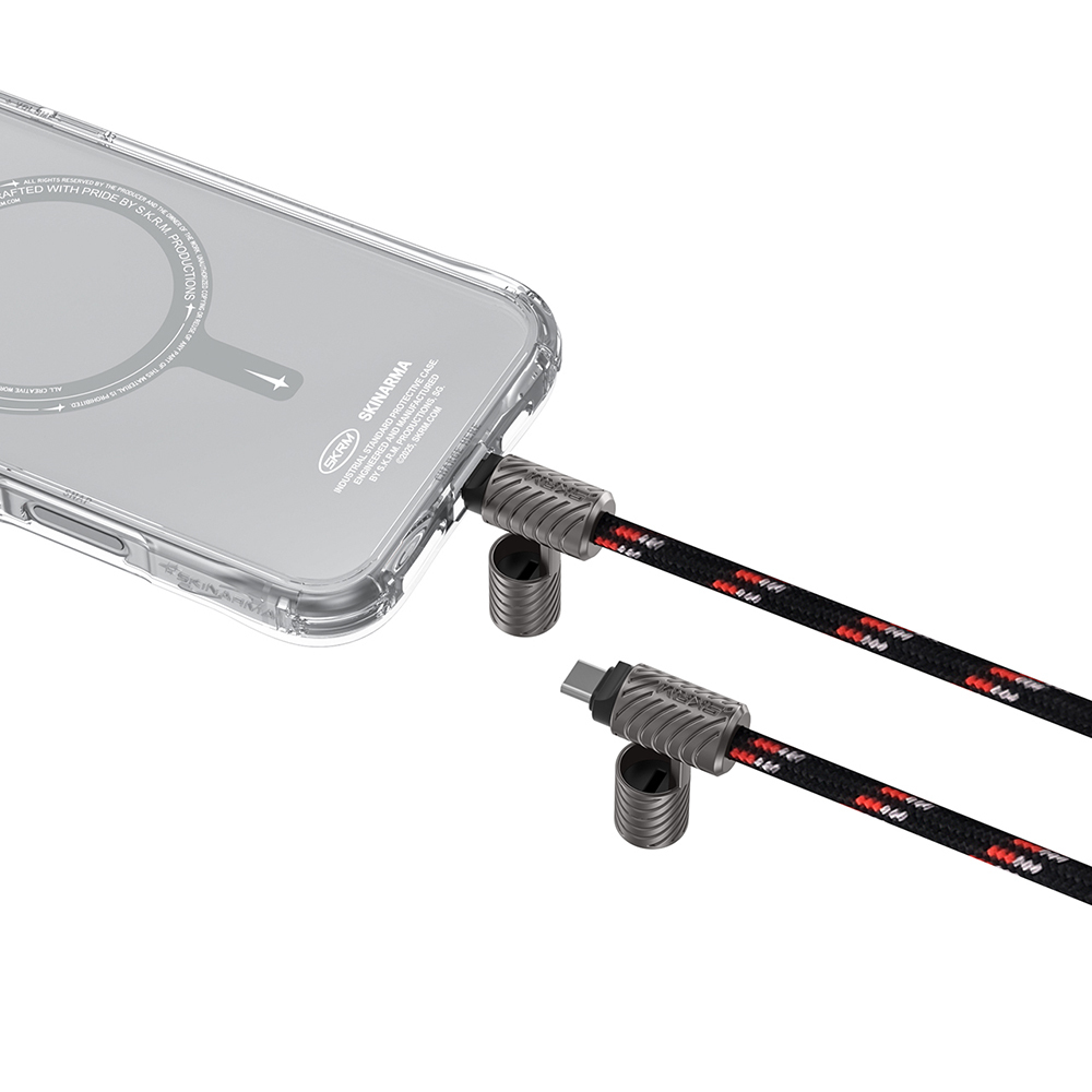 Skinarma DynoVE Serisi Type-C to Type-C Askı İpi Tasarımlı Şarj ve Data Kablosu - 2