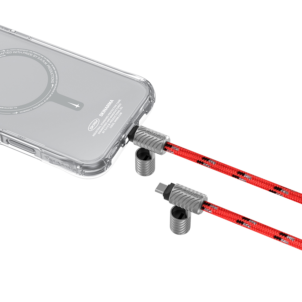 Skinarma DynoVE Serisi Type-C to Type-C Askı İpi Tasarımlı Şarj ve Data Kablosu - 3