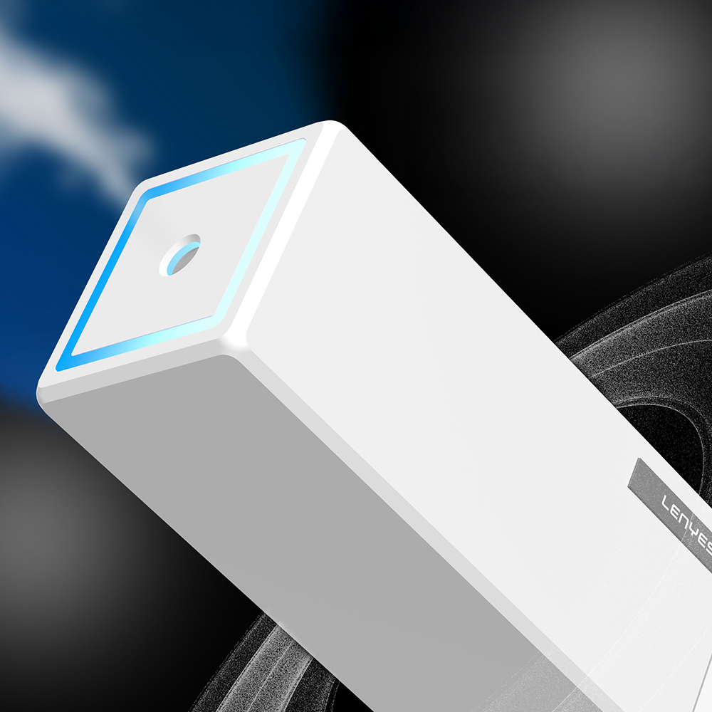 Lenyes LHU02 Küp Tipi RGB Atmosfer Işıklı Nano Sprey Sessiz Hava Nemlendirici - 6