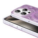 Apple iPhone 15 Pro Uyumlu Kılıf Magsafe Şarj Özellikli Fırça Boya Desenli Zore Palet Kapak - 5