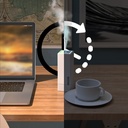 Lenyes LHU02 Küp Tipi RGB Atmosfer Işıklı Nano Sprey Sessiz Hava Nemlendirici - 7