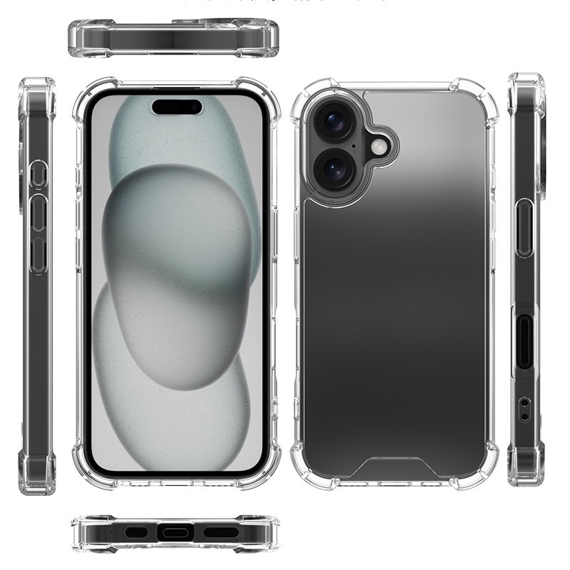 Apple iPhone 16 Uyumlu Kılıf Zore Nitro Anti Shock Silikon - 1