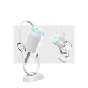 Lenyes LHU04 Kum Saati Tipi 360 Derece Dönebilen RGB Atmosfer Işıklı Sessiz Hava Nemlendirici - 3