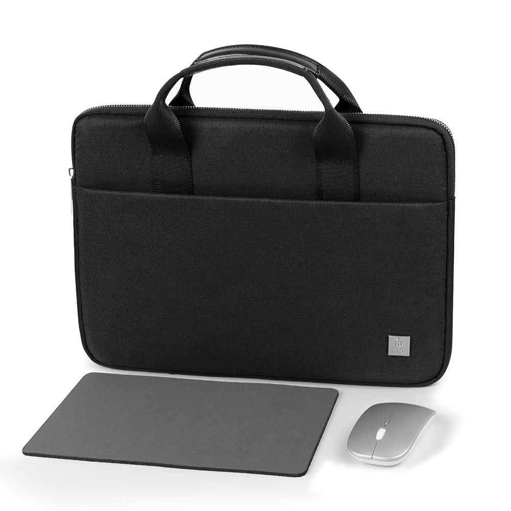 Wiwu Genius Combo Serisi 3in1 14 inç Laptop Çantası & Kablosuz Mouse & Mouse Pad Set - 1