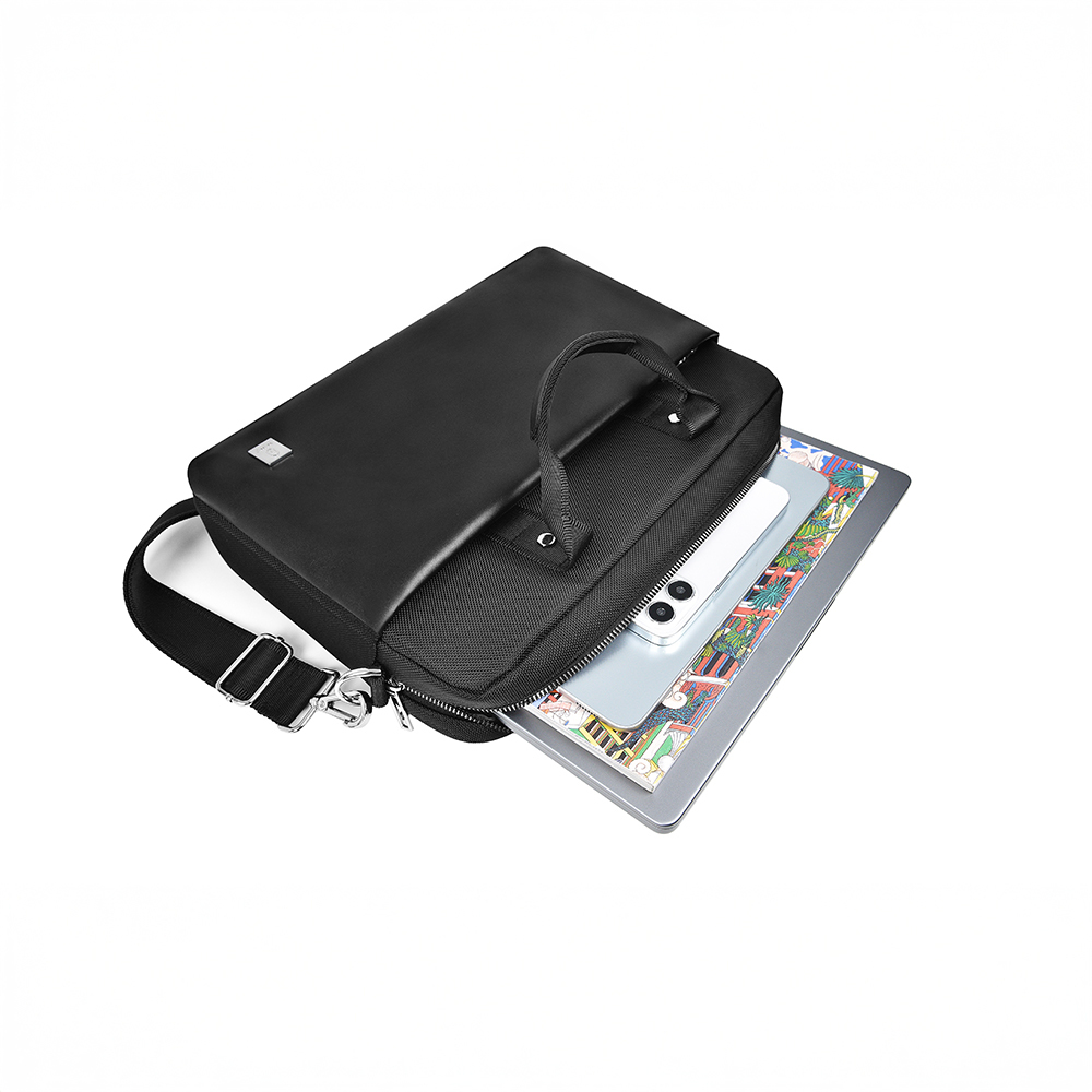 Wiwu Hali Serisi 1680D Su Geçirmez Polyester Kumaş Çapraz Vücut Askılı 14 inç Laptop Çantası - 5